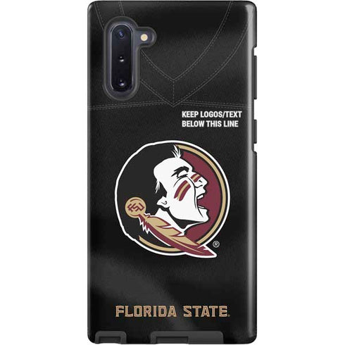 Florida State University Black Jersey Galaxy Cases